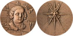 World Coins - France, Medal, Le Marquis de Sade, 1969, MDP, Bronze, Lagriffoul,