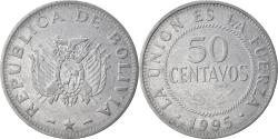 World Coins - Coin, Bolivia, 50 Centavos, 1995, , Stainless Steel, KM:204