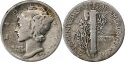 Us Coins - United States, Dime, Mercury Dime, 1940, U.S. Mint, Silver, , KM:140