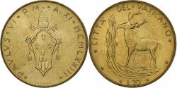World Coins - Vatican, Paul VI, 20 Lire, 1973 (Anno XI), Rome, Aluminum-Bronze, , KM:120