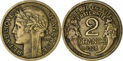 World Coins - France, 2 Francs, Morlon, 1938, Paris, Aluminum-Bronze, , Gadoury:535