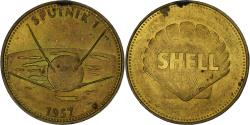 World Coins - France, Token, Espace, Sputnik 1, Bronze-Aluminium, Shell,