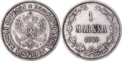 World Coins - Coin, Finland, Alexander III, Markka, 1890, Helsinki, , Silver, KM:3.2
