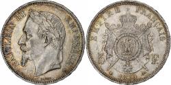 World Coins - France, 5 Francs, Napoléon III, 1870, Paris, Silver, , Gadoury:739