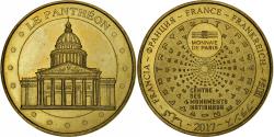 World Coins - France, Token, Paris - Le Panthéon n°3, 2017, Copper-nickel Aluminium