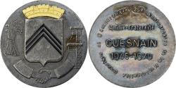 World Coins - France, Medal, 25ème Anniversaire de la Ville de Guesnain, 1970, Silvered