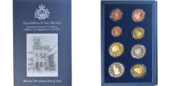World Coins - San Marino, Coffret 1c. à 2€, 2011, Rome, BE,