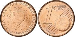 World Coins - Netherlands, Euro Cent, 2001, Utrecht, FDC, , Copper Plated Steel