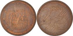 World Coins - Coin, Spain, 2 Euro Cent, 2000