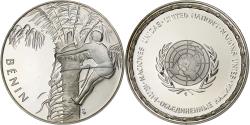 World Coins - France, Medal, Nations Unies, Bénin, Silver,