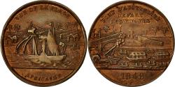 World Coins - Algeria, Medal, Départ et Arrivée des Colons, 1848, , Copper