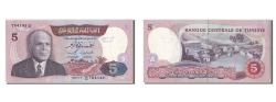 World Coins - Banknote, Tunisia, 5 Dinars, 1983, 1983-11-03, AU(55-58)