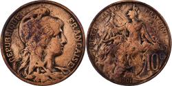 World Coins - France, 10 Centimes, Dupuis, 1901, Paris, Bronze, , Gadoury:277, KM:843