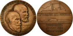 World Coins - France, Medal, Marine, Compagnie les Abeilles, Chantiers Augustin Normand