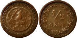 World Coins - Coin, Netherlands, William III, 1/2 Cent, 1886, , Bronze, KM:109.1