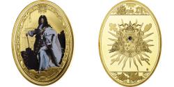 World Coins - France, Medal, Louis XIV, Roi Soleil, Copper Gilt,