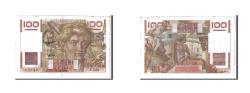 World Coins - Banknote, France, 100 Francs, 100 F 1945-1954 ''Jeune Paysan'', 1953, AU(55-58)