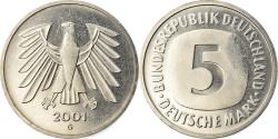 World Coins - Coin, GERMANY - FEDERAL REPUBLIC, 5 Mark, 2001, Karlsruhe,