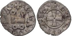World Coins - Coin, Greece, Principality of Achaea, Guillaume II de Villehardouin, Denier
