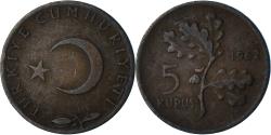 World Coins - Turkey, 5 Kurus, 1962