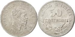 World Coins - Coin, Italy, Vittorio Emanuele II, 50 Centesimi, 1863, Naples,