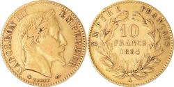 World Coins - Coin, France, Napoleon III, 10 Francs, 1864, Paris, , Gold, KM:800.1