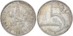 World Coins - Czechoslovakia, 5 Korun, 1930, Kremnica, Silver,