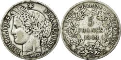 World Coins - Coin, France, Cérès, 5 Francs, 1849, Strasbourg, , Silver, KM:761.2