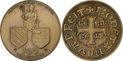 World Coins - Belgium, Token, 100 Hauwecken - Heusden, 1982, Bronze,