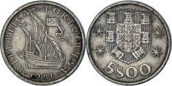 World Coins - Coin, Portugal, 5 Escudos, 1981