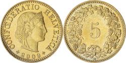 World Coins - Coin, Switzerland, 5 Rappen, 2009