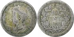 World Coins - Netherlands, Wilhelmina I, 10 Cents, 1911, Utrecht, Silver, , KM:145