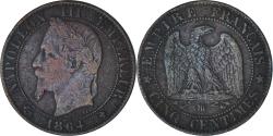 World Coins - Coin, France, Napoleon III, Napoléon III, 5 Centimes, 1864, Strasbourg