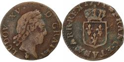 World Coins - France, Louis XV, Liard, 1771, Troyes, Copper,