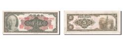 World Coins - Banknote, China, 5 Yüan, 1945, UNC(60-62)