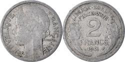 World Coins - Coin, France, Morlon, 2 Francs, 1941, , Aluminum, KM:886a.1, Gadoury:538