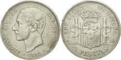 World Coins - Coin, Spain, Alfonso XII, 2 Pesetas, 1882, , Silver, KM:678.2