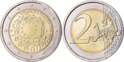 World Coins - Italy, 2 Euro, 2015, 30 ans   Drapeau européen, , Bi-Metallic, KM:New