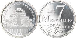 World Coins - France, Medal, Merveilles du monde, Jardins suspendus de Babylone, Arts &
