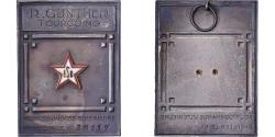 World Coins - France, Plaque, Publicitaire, Raoul Gunther Tourcoing, Métal,