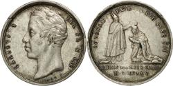 World Coins - France, Medal, Charles X coronation quinarius, History, 1825, Gayrard