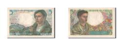 World Coins - Banknote, France, 5 Francs, 5 F 1943-1947 ''Berger'', 1943, 1943-11-25