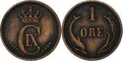 World Coins - Denmark, Christian IX, Ore, 1897, Copenhagen, Bronze, , KM:792.2