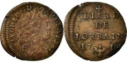 World Coins - Coin, France, LORRAINE, Liard, 1714, , Copper, Boudeau:1594