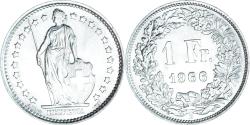 World Coins - Coin, Switzerland, Franc, 1966, Bern, , Silver, KM:24