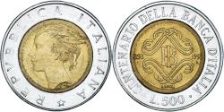 World Coins - Coin, Italy, 500 Lire, 1993, Rome, , Bi-Metallic, KM:160