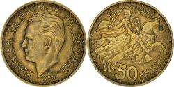 World Coins - Coin, Monaco, Rainier III, 50 Francs, Cinquante, 1950,