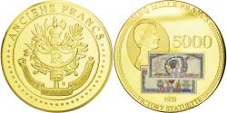 World Coins - France, Medal, Les Anciens Francs, billet de 5000 Francs Victoire,