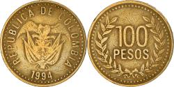 World Coins - Coin, Colombia, 100 Pesos, 1994, , Aluminum-Bronze, KM:285.1