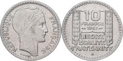 World Coins - France, Turin, 10 Francs, 1947, Beaumont le Roger, , Copper-nickel